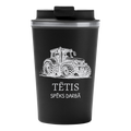 Lāzergravēta termo krūze / pudele "Tētis – spēks darbā"