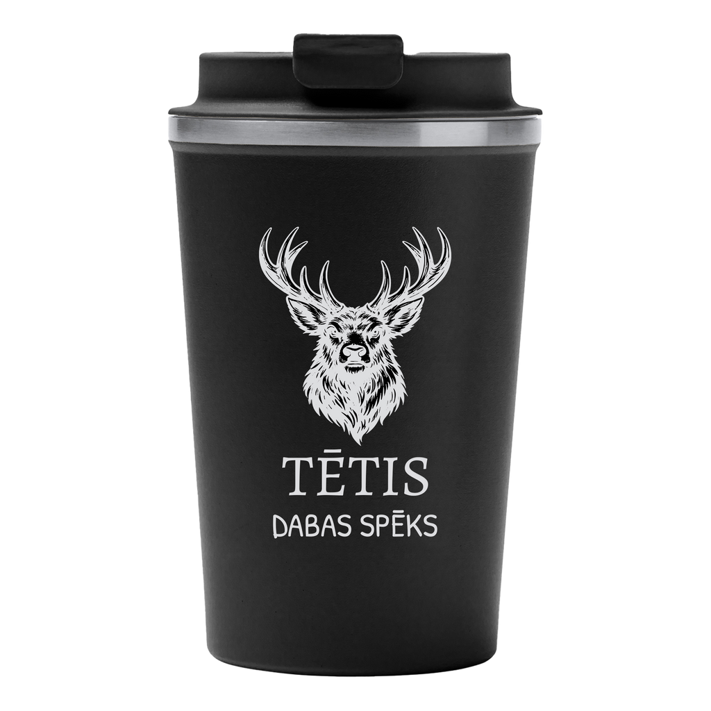 Lāzergravēta termo krūze / pudele "Tētis – dabas spēks"