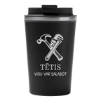 Lāzergravēta termo krūze / pudele "Tētis visu var salabot"