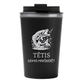 Lāzergravēta termo krūze / pudele "Tētis dzimis makšķerēt"