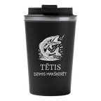 Lāzergravēta termo krūze / pudele "Tētis dzimis makšķerēt"