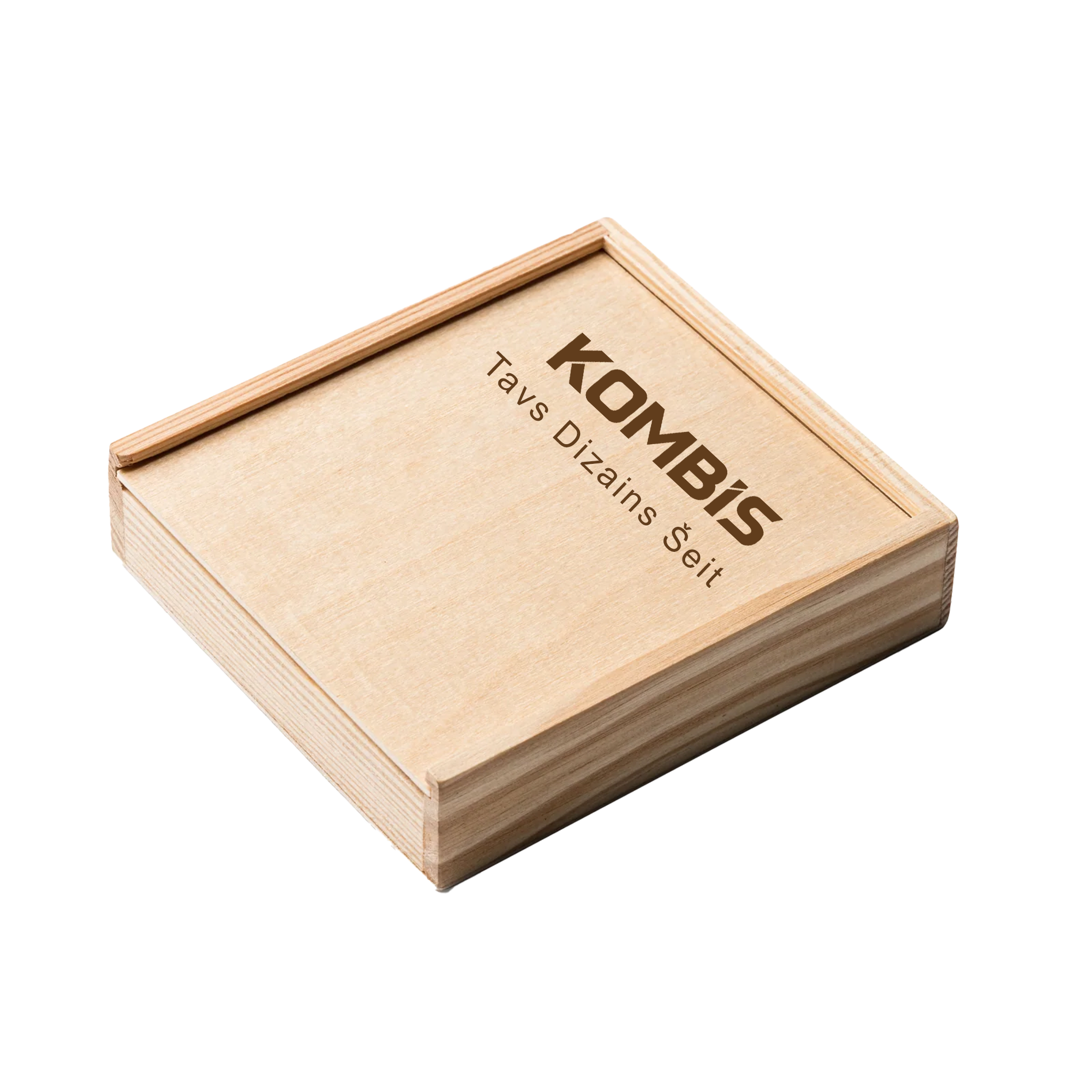 Personalizēts galda spēļu komplekts koka kastītē (Kārtis + Kauliņi)