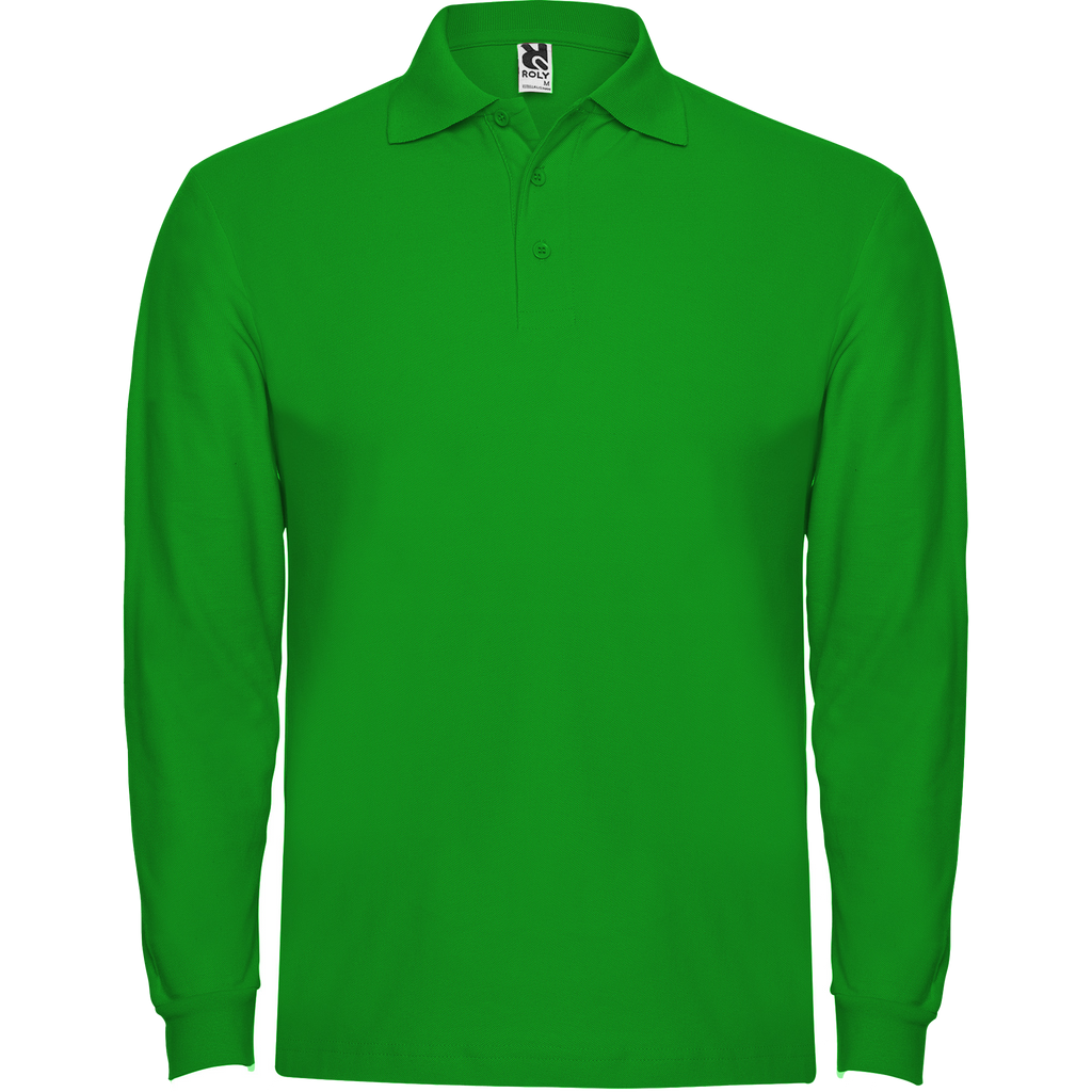 Klasiskais vīriešu kokvilnas polo krekls ar garām piedurknēm ESTRELLA L/S