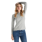 Klasiskais sieviešu kokvilnas polo krekls ar garām piedurknēm ESTRELLA WOMAN L/S - Kombis