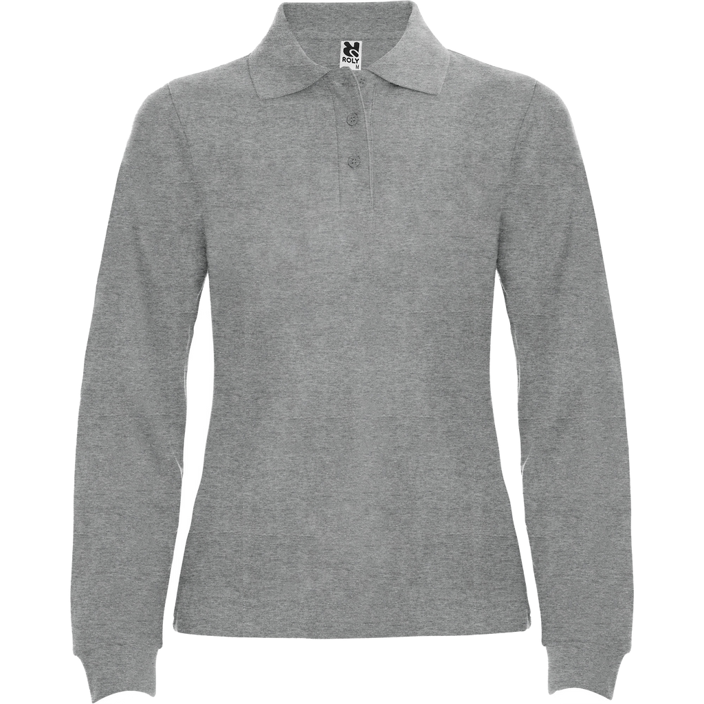 Klasiskais sieviešu kokvilnas polo krekls ar garām piedurknēm ESTRELLA WOMAN L/S - Kombis