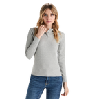 Klasiskais sieviešu kokvilnas polo krekls ar garām piedurknēm ESTRELLA WOMAN L/S - Kombis