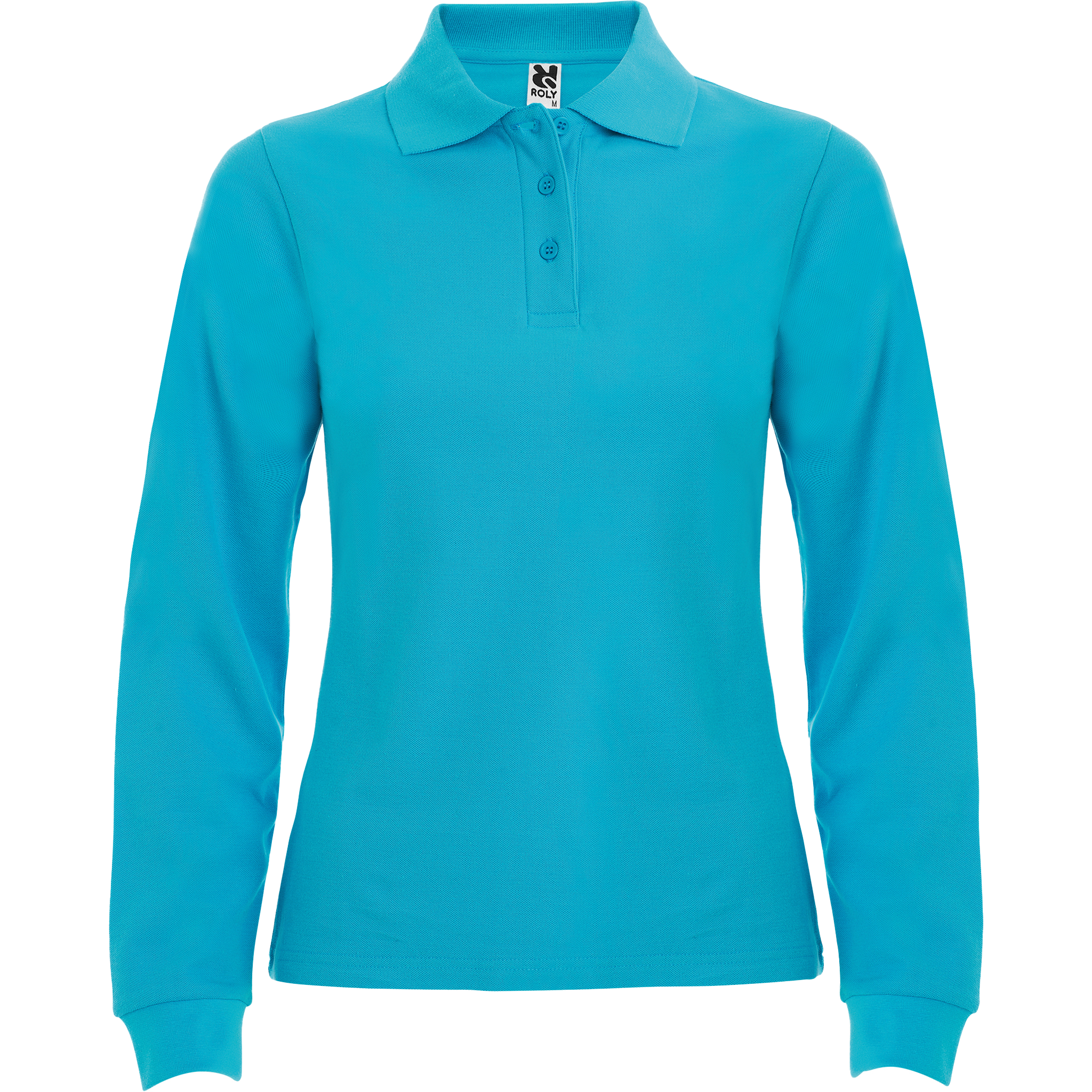 Klasiskais sieviešu kokvilnas polo krekls ar garām piedurknēm ESTRELLA WOMAN L/S
