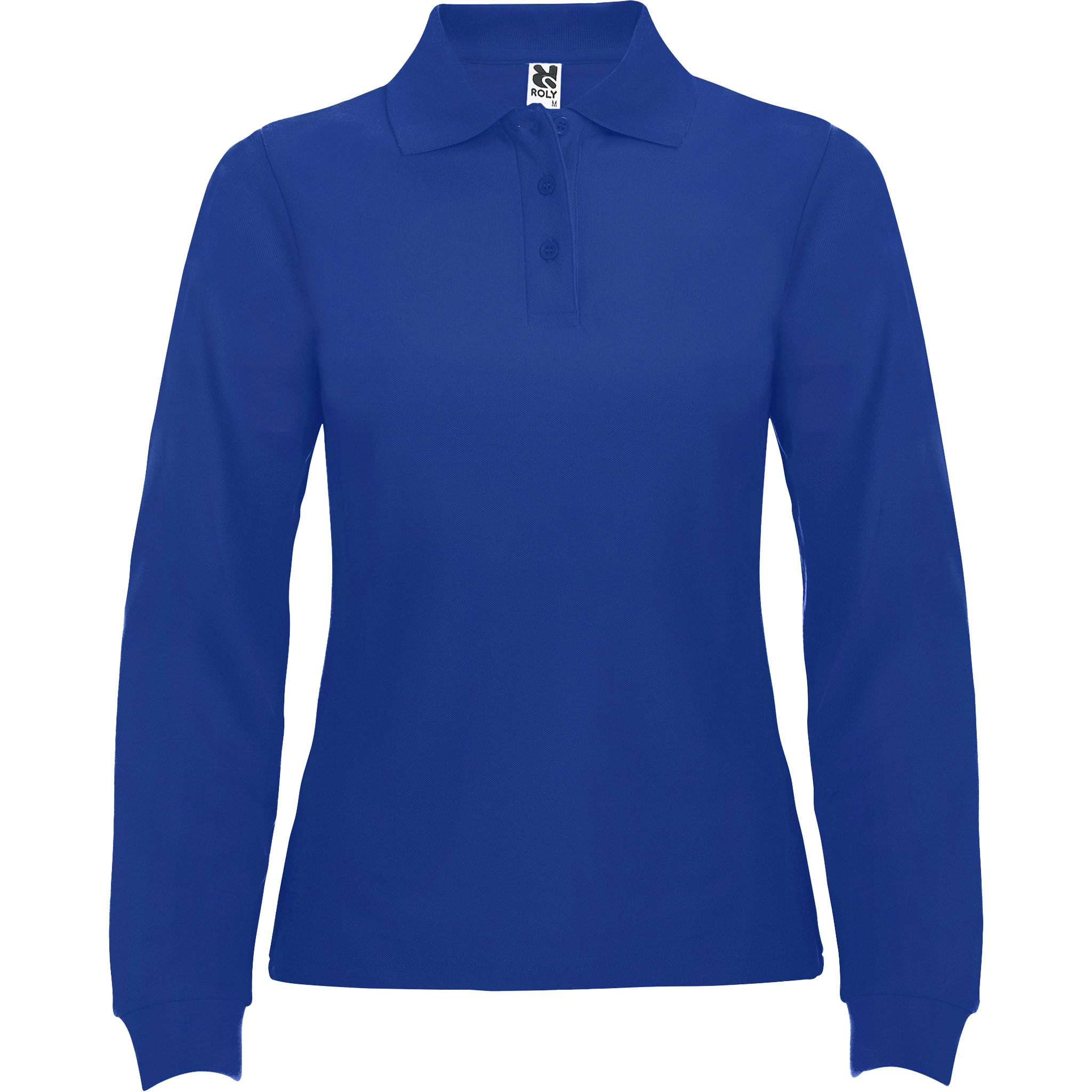 Klasiskais sieviešu kokvilnas polo krekls ar garām piedurknēm ESTRELLA WOMAN L/S
