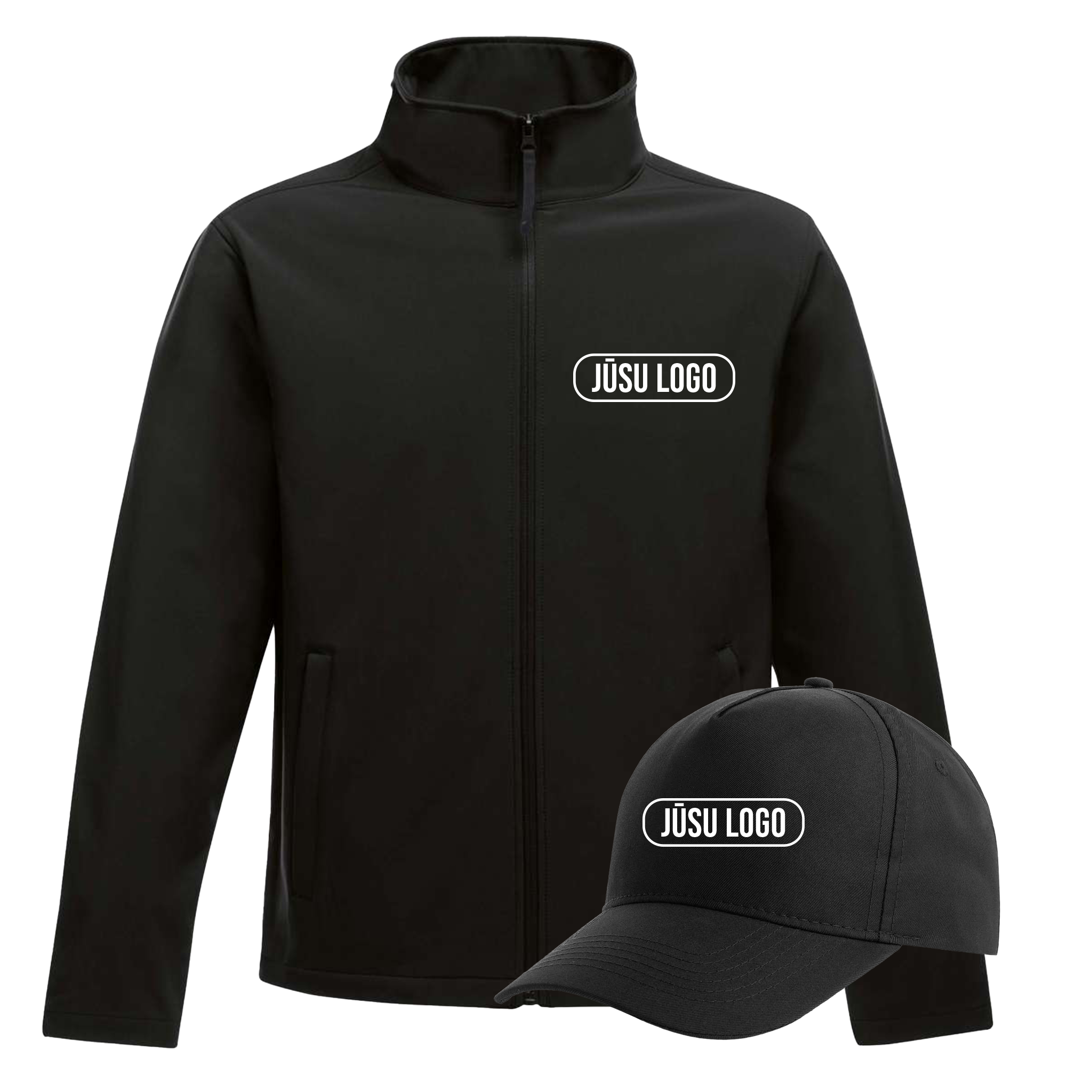 RUDENS KOMPLEKTS - SOFTSHELL JAKA UN CEPURE AR JŪSU LOGO