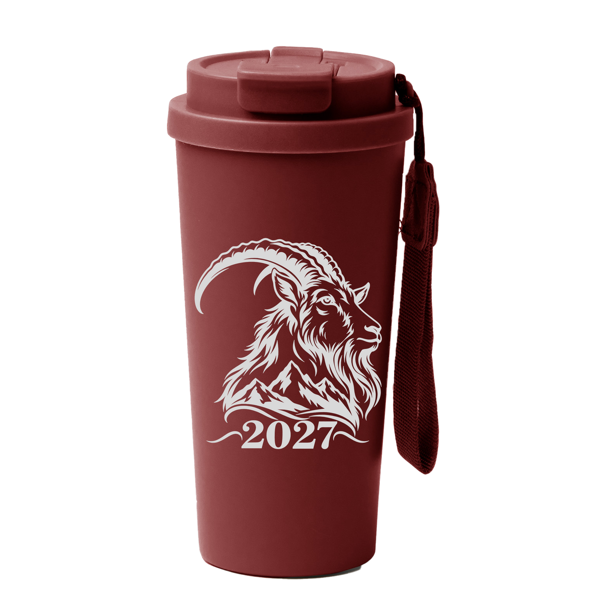 Lāzergravēta termo krūze / pudele "Kalnu valdnieks 2027 "