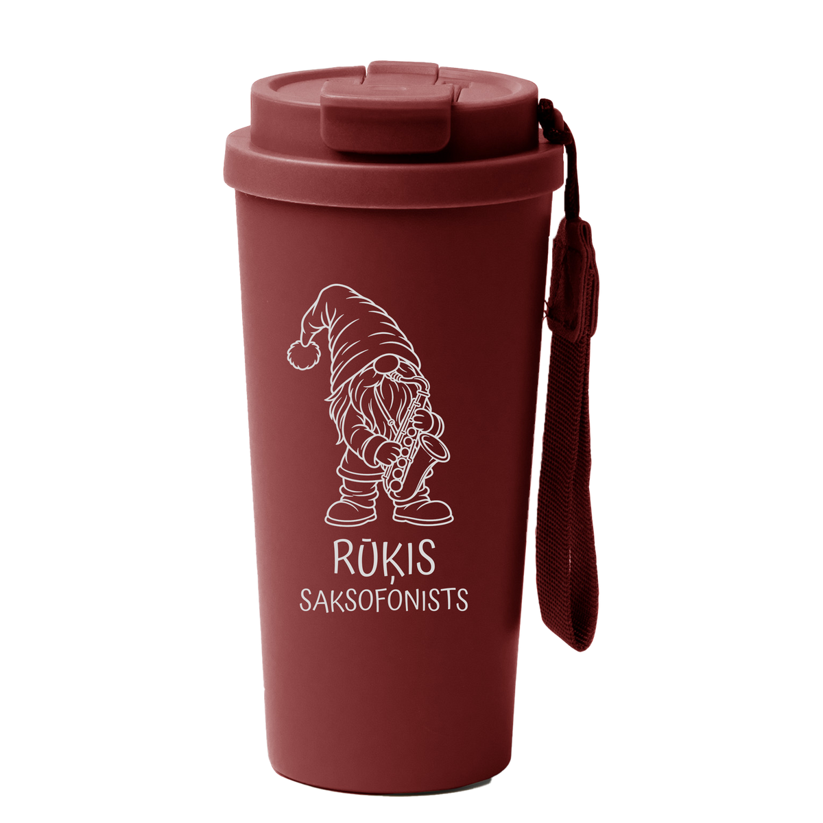 Lāzergravēta termo krūze / pudele "Saksofonists"