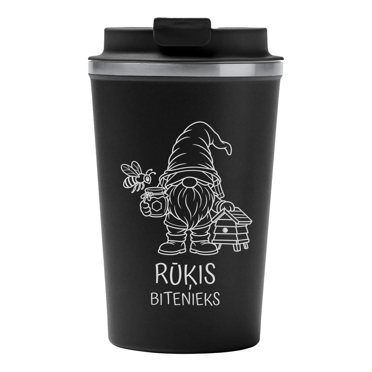 Lāzergravēta termo krūze / pudele "Bitenieks"