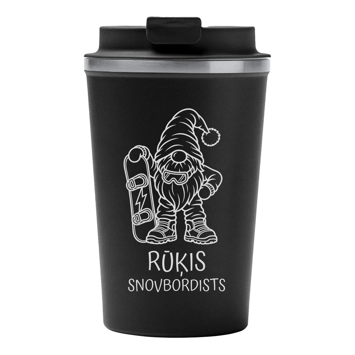 Lāzergravēta termo krūze / pudele "Snovbordists"