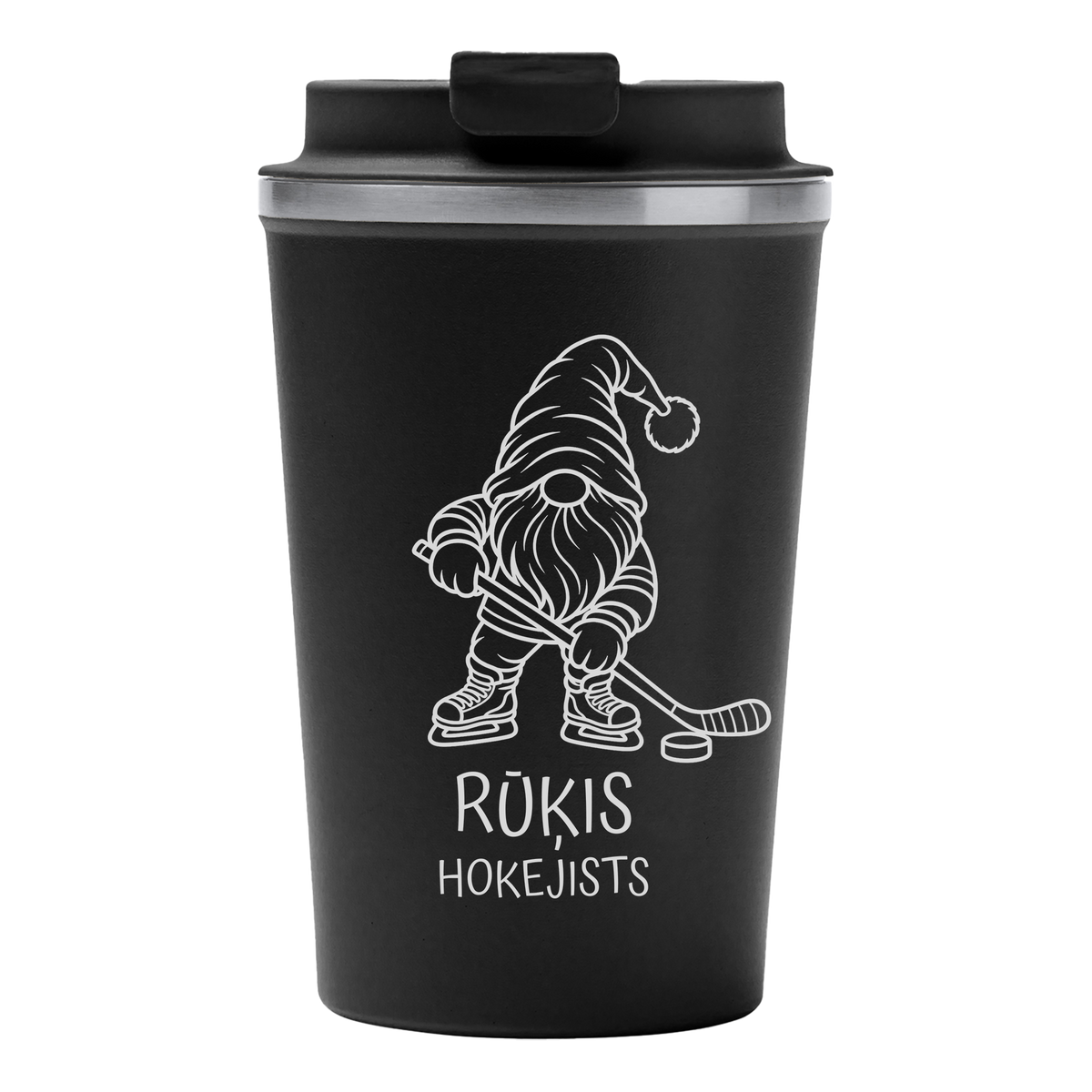 Lāzergravēta termo krūze / pudele "Hokejists"