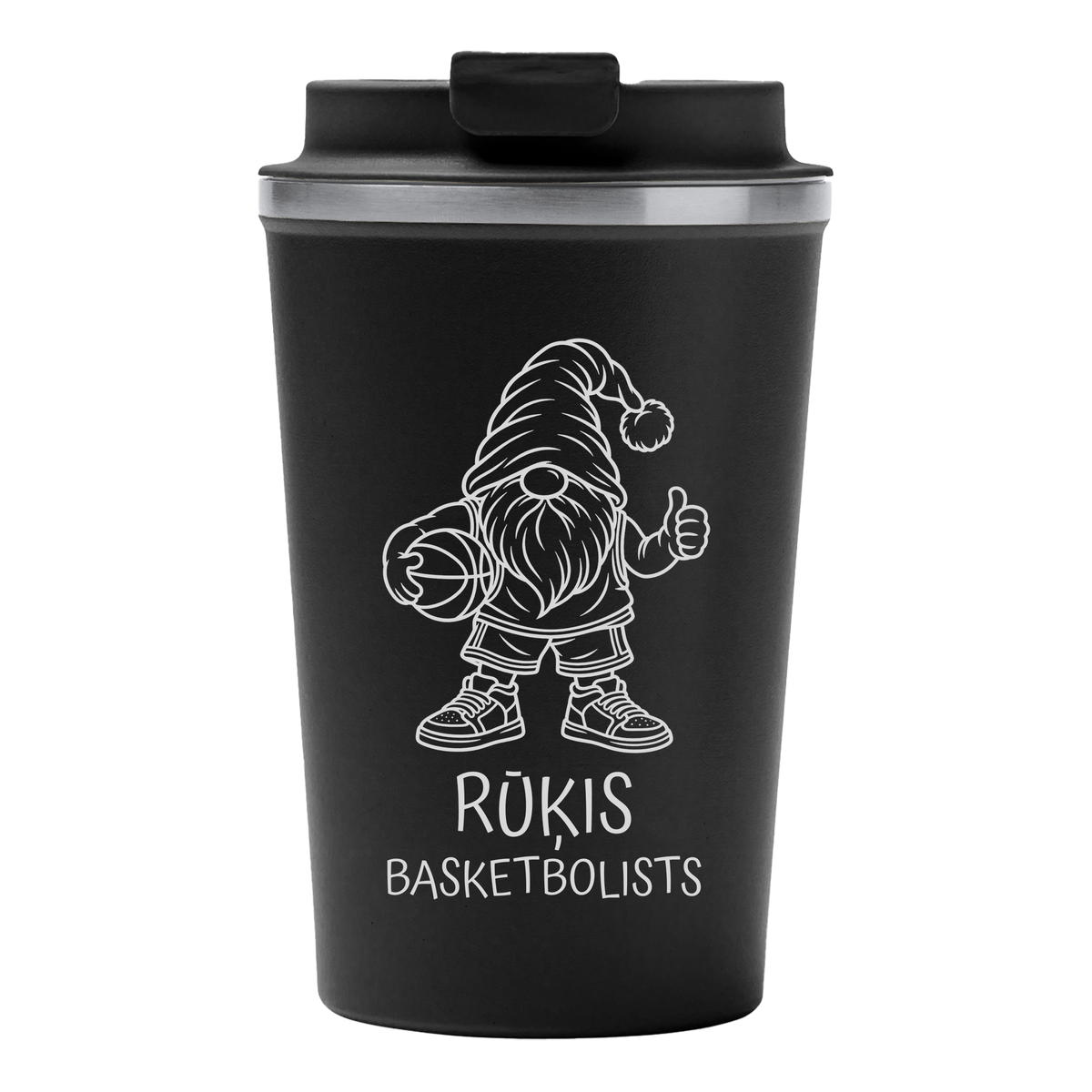 Lāzergravēta termo krūze / pudele "Basketbolists"