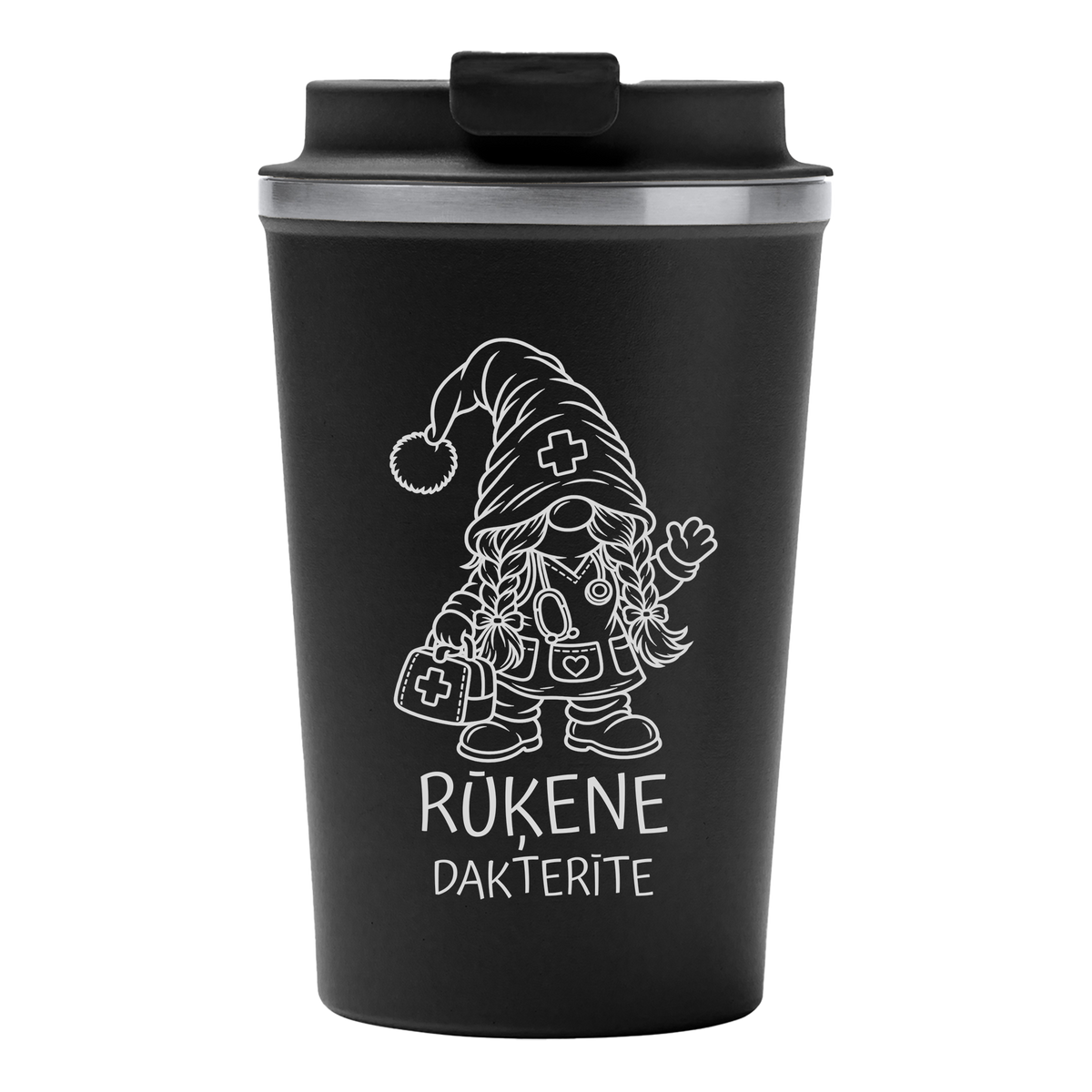 Lāzergravēta termo krūze / pudele "Dakterīte"