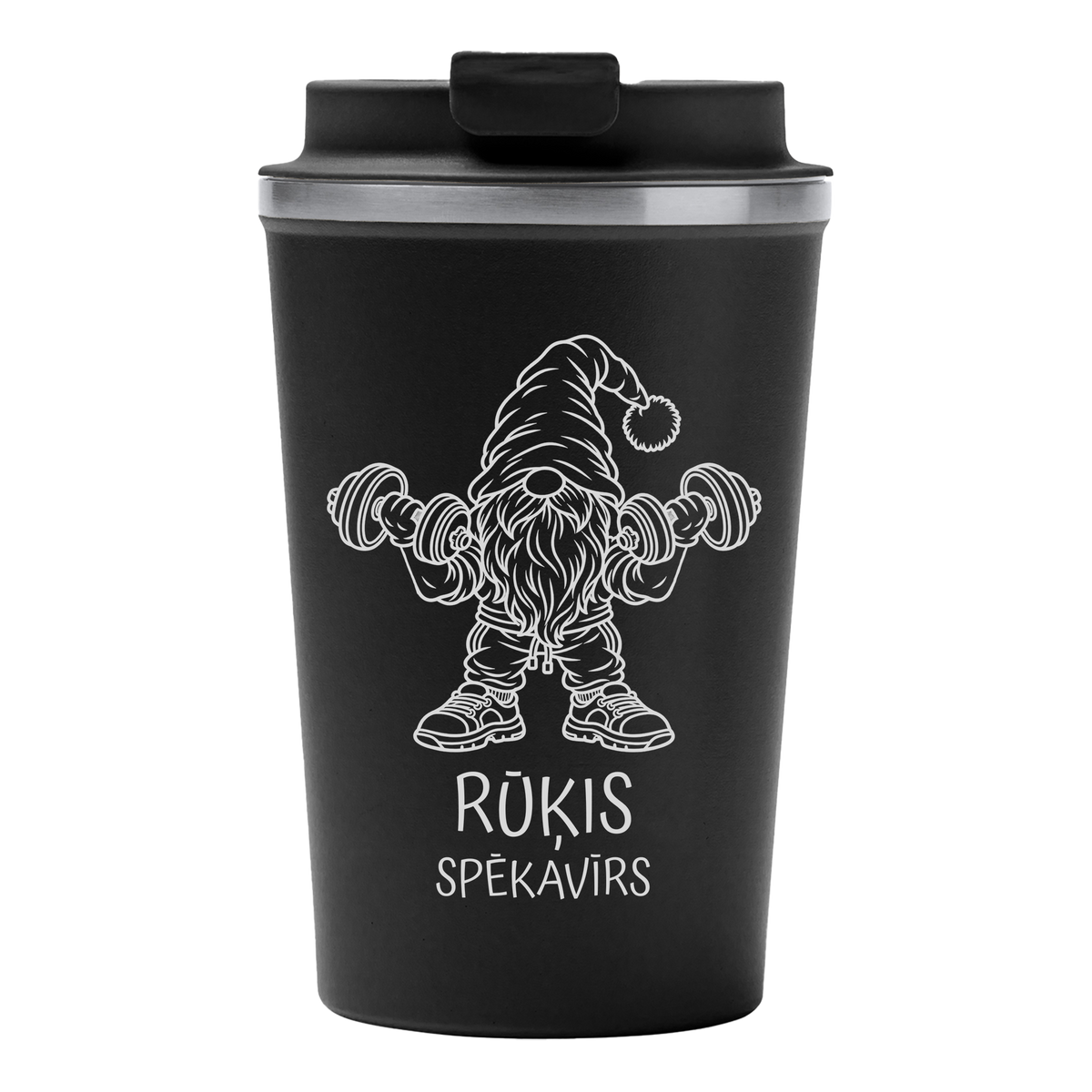 Lāzergravēta termo krūze / pudele "Spēkavīrs"