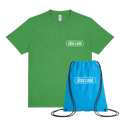 BĒRNU T-KREKLS UN SOMA AR JŪSU LOGO