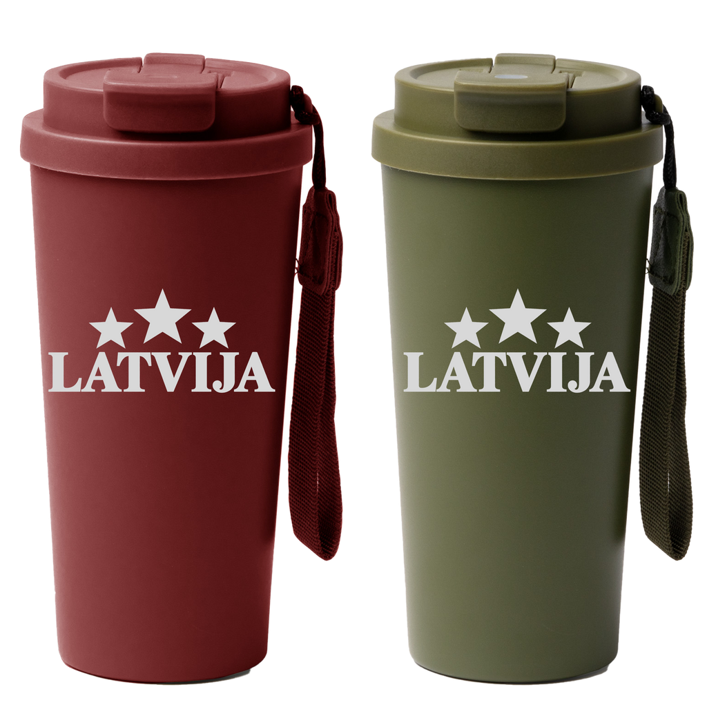 Lāzergravēta lielā termokrūze "Trīs zvaigznes"