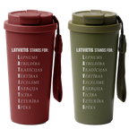 Lāzergravēta lielā termokrūze "Latvieša būtība"