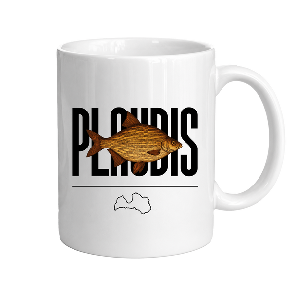 Makšķernieka loms krūze "Plaudis"