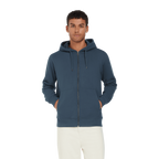 Earth Positive® EP303 full zip hoodie, cozy cotton sweatshirt with front pockets and adjustable hood, in a natural casual style.