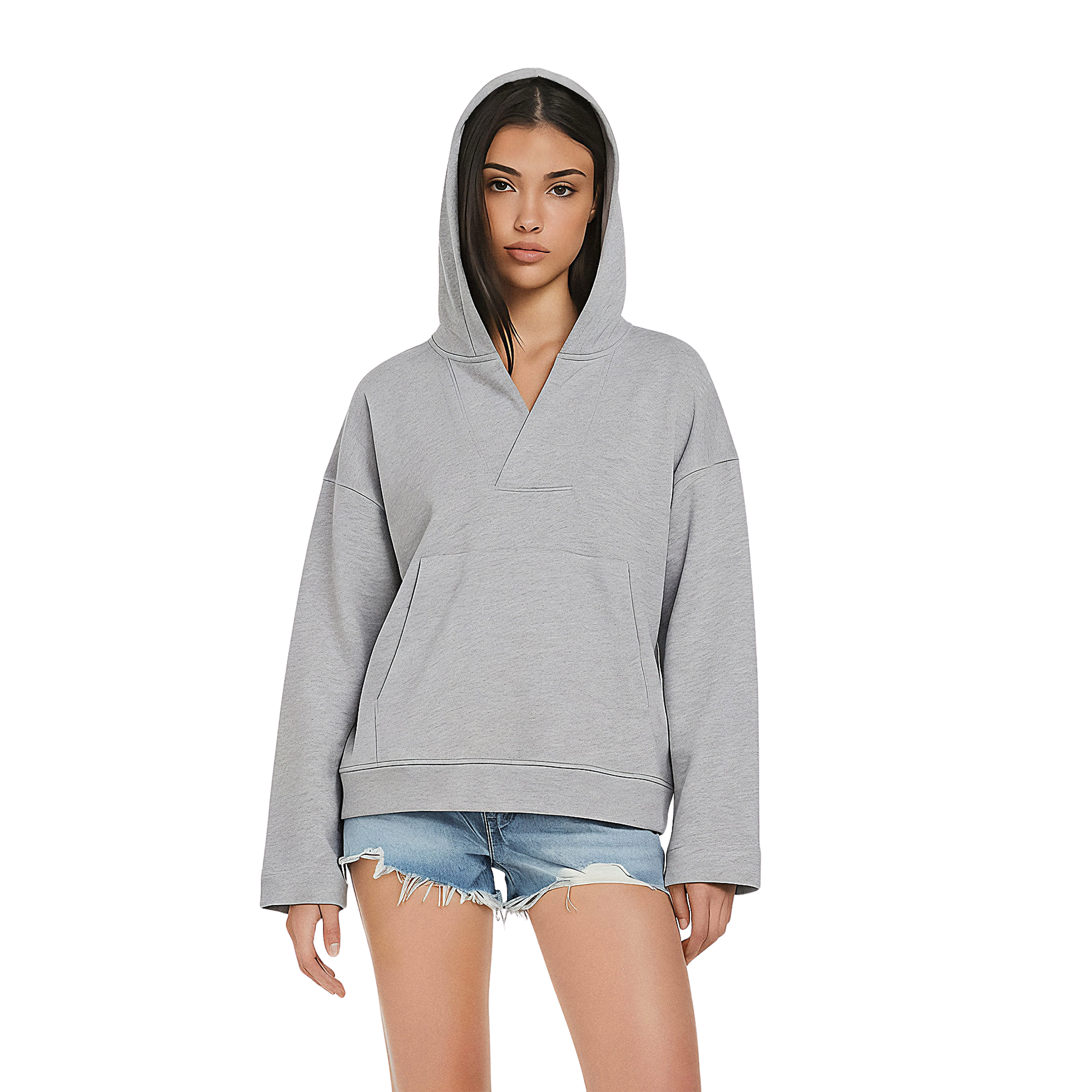Earth Positive® Women’s V-Neck Hoodie EP400