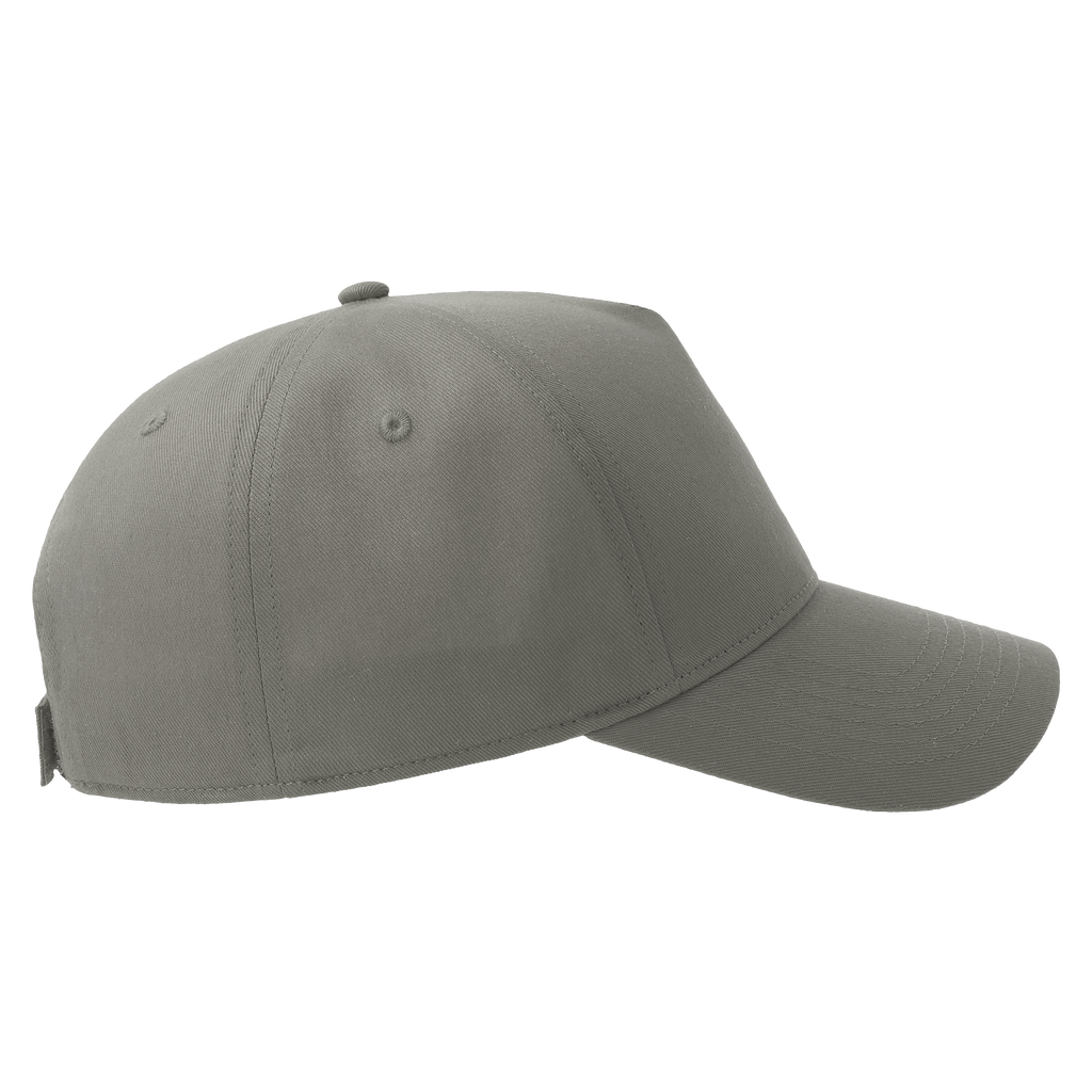 Atlantis Ilgtspējīga darba un reklāmas cepure EGON, side view showing durable fabric and branding details