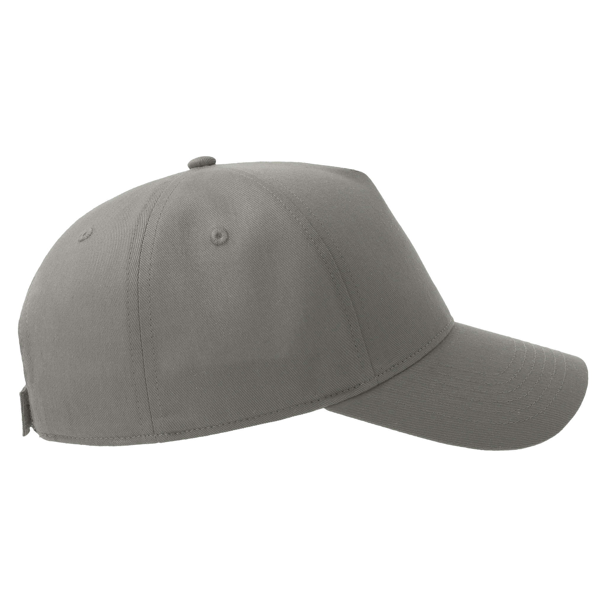 Atlantis Ilgtspējīga darba un reklāmas cepure EGON, side view showing durable fabric and branding details
