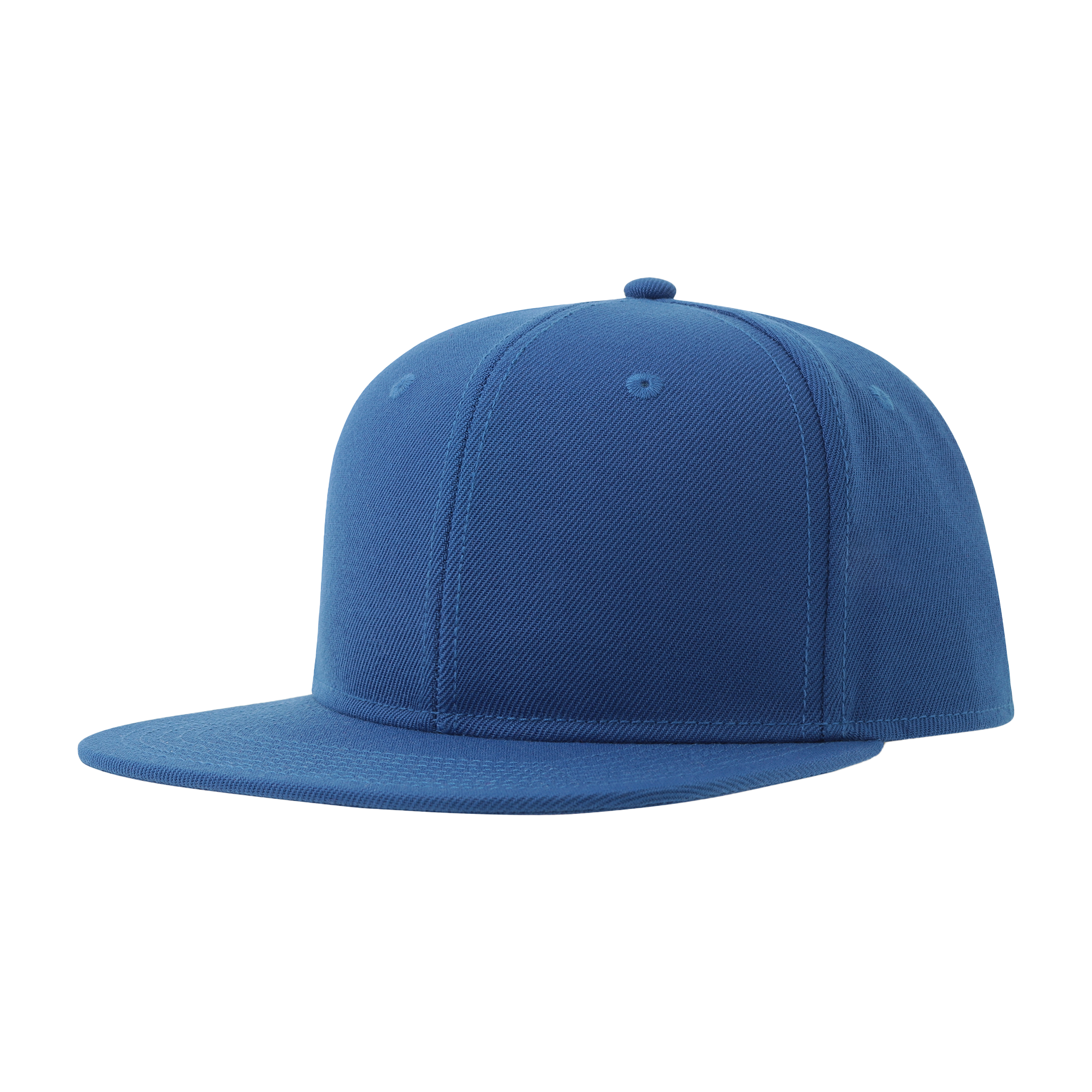 Atlantis premium snapback cap, black with adjustable strap, featuring embroidered logo on front, stylish and comfortable headwear.