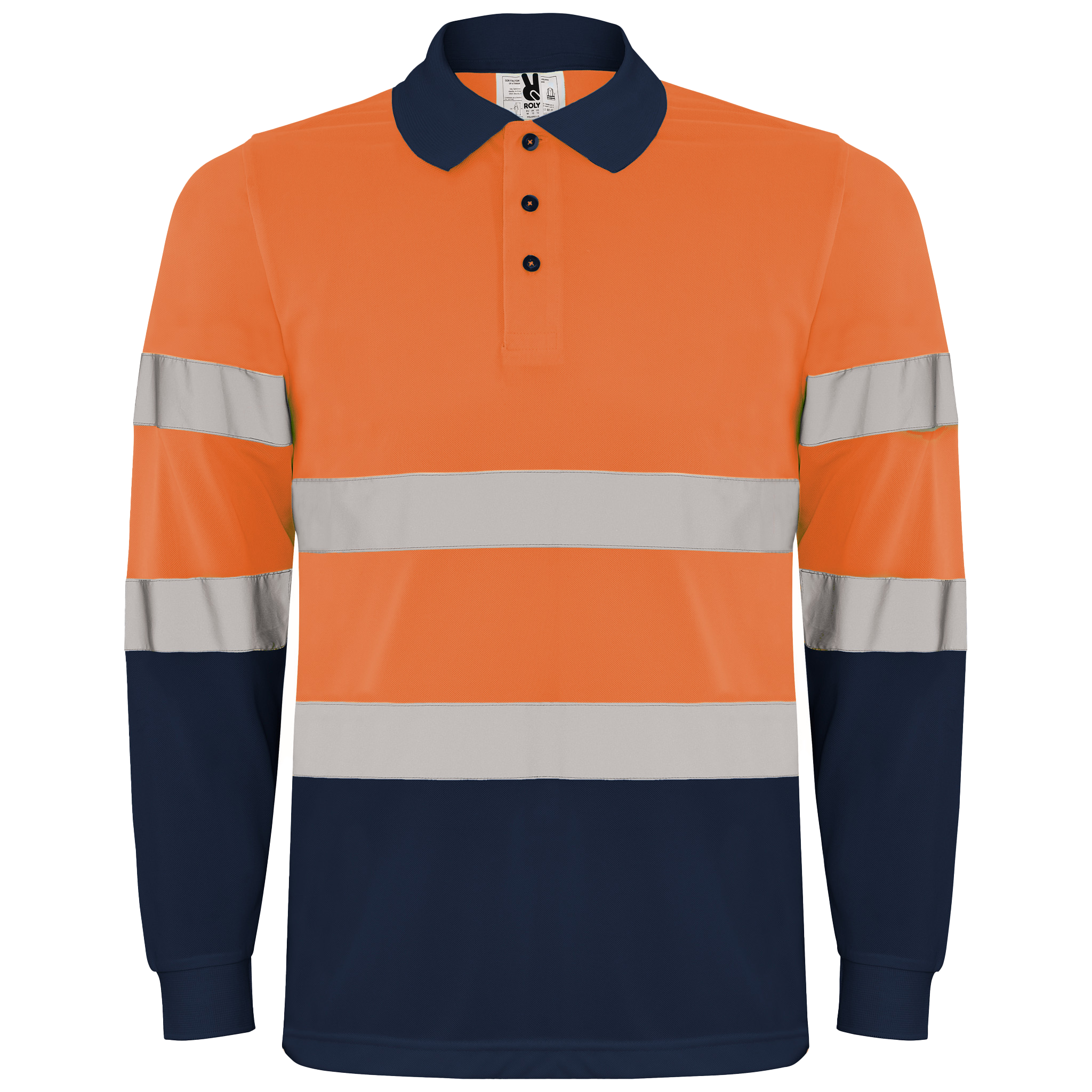 Sertificēts polo ar garām piedurknēm POLARIS L/S - Kombis