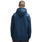Gildan HAMMER premium blue dusk hoodie sweatshirt with a front pocket and drawstring hood, casual and comfortable for everyday wear