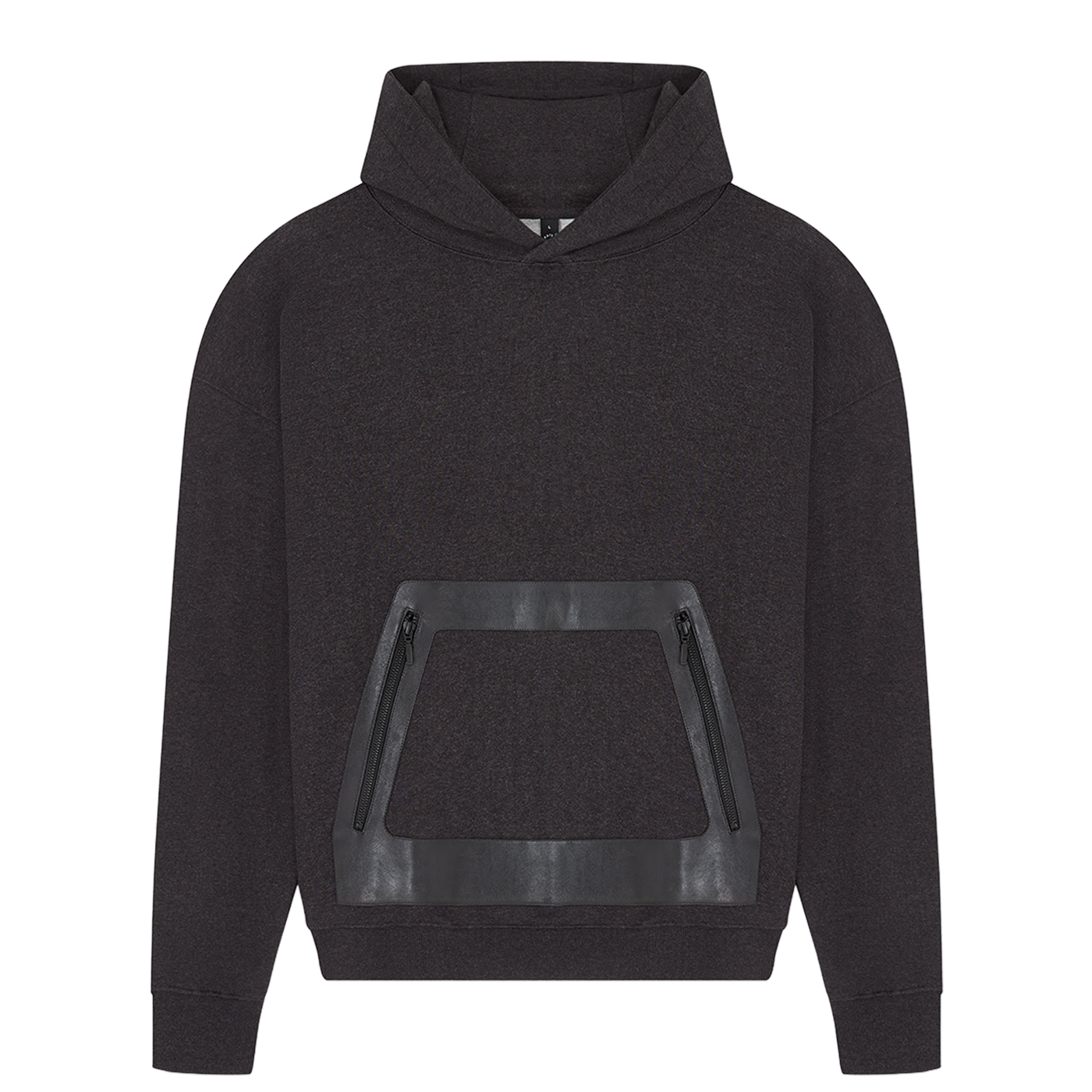 Earth Positive® Vegan Leather Panel Hoodie EP311