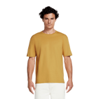 Earth Positive® EP185 premium jersey T-shirt in natural color, showcasing a close-up of the soft, eco-friendly fabric.
