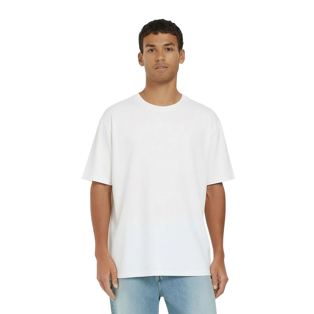 Earth Positive® Heavy Boxy T-Shirt EP50 in natural fabric, featuring a relaxed fit and classic crew neck design.