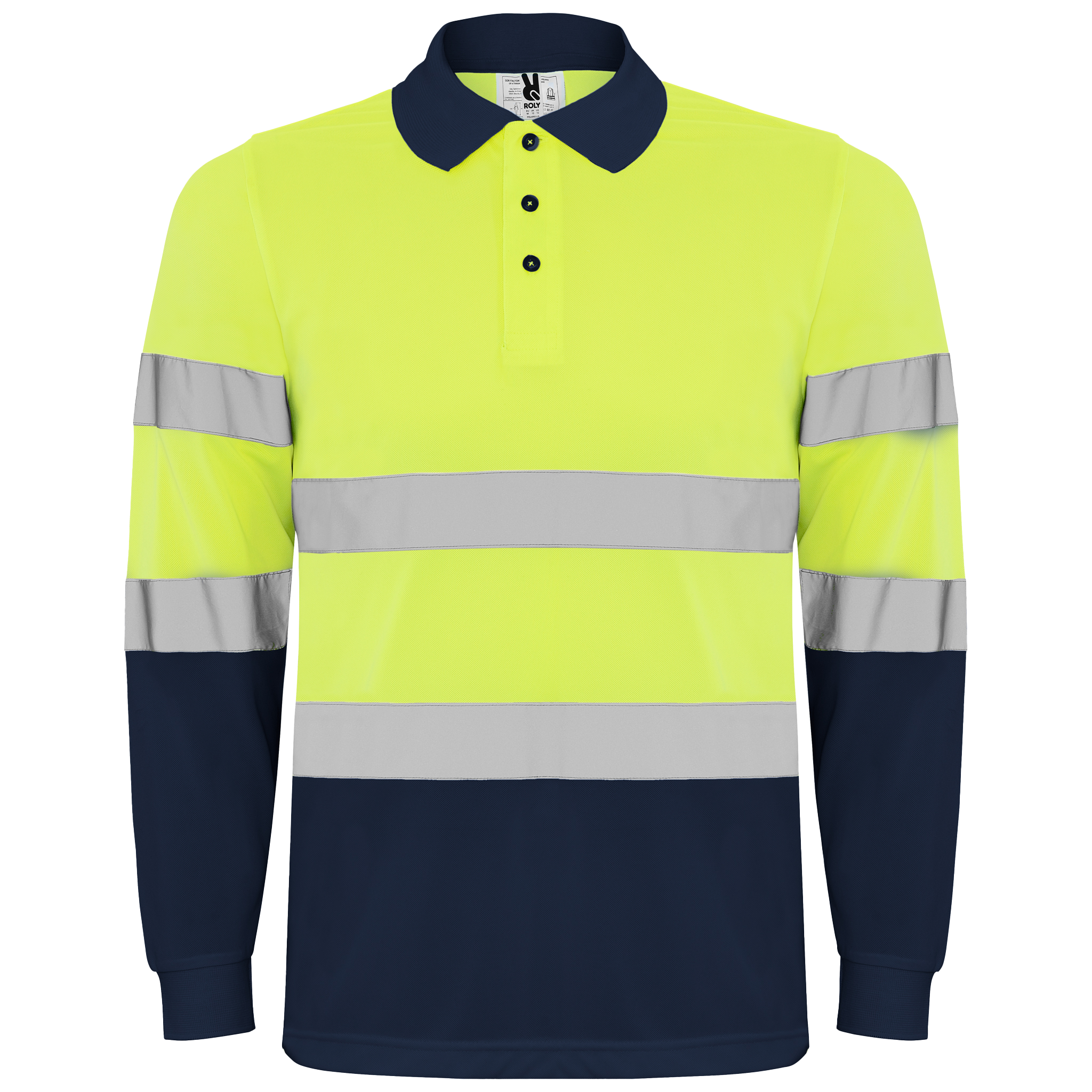 Sertificēts polo ar garām piedurknēm POLARIS L/S - Kombis