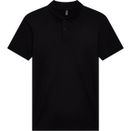 Earth Positive® EP40 Piqué Polo Shirt in navy, front view, featuring a classic collar and button placket.