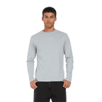 Earth Positive® EP01L long sleeve T-shirt displayed on a model, featuring a comfortable fit and eco-friendly fabric.