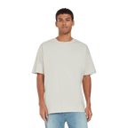 Earth Positive® EP19 oversized T-shirt in natural color, displayed on a model, showcasing relaxed fit and casual style.