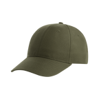 Atlantis RECY SIX 6-paneled cap, casual style, with adjustable strap and branded logo, shown on a plain background.