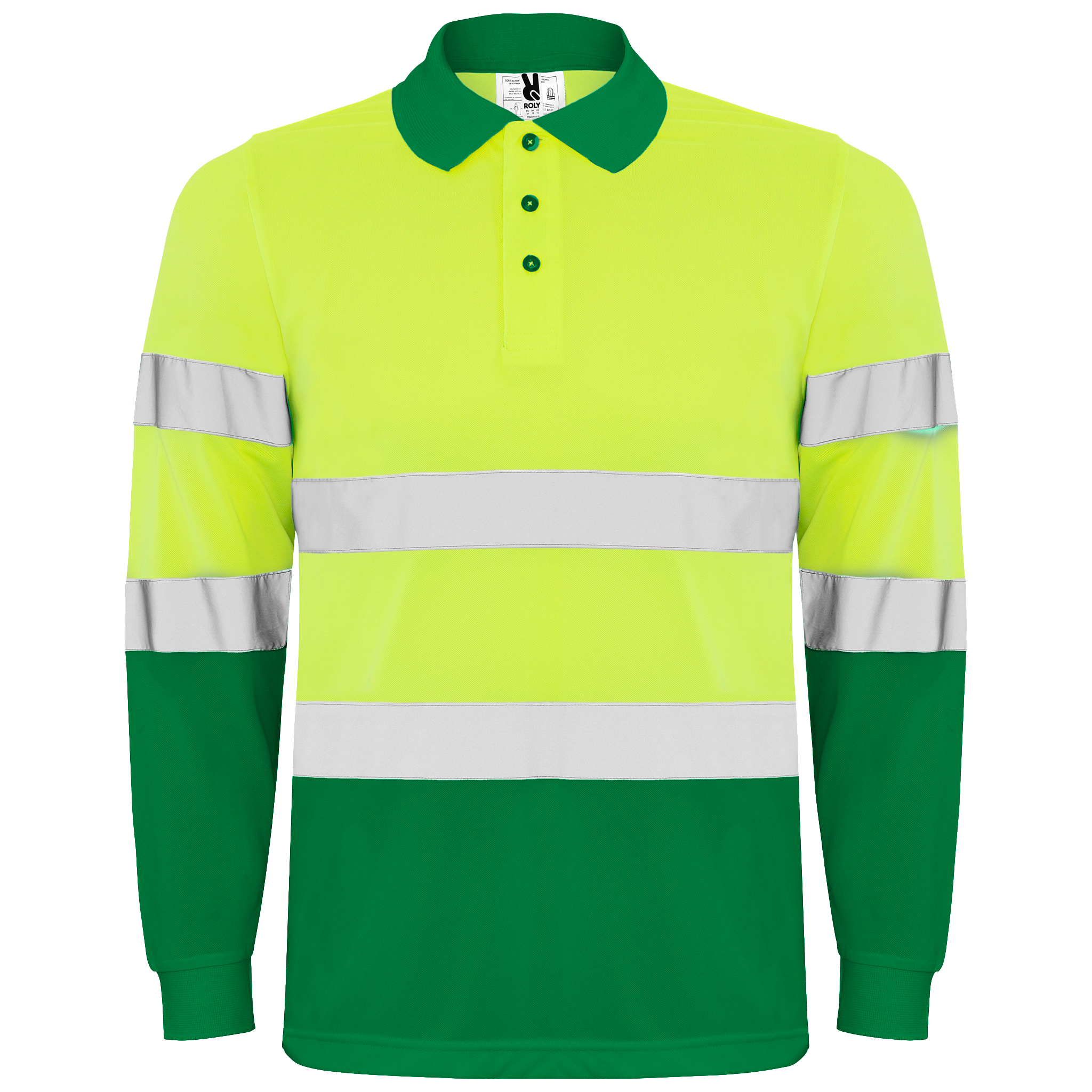 Sertificēts polo ar garām piedurknēm POLARIS L/S - Kombis