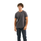 Light men's V-neck T-shirt from Sols, Klasisks un viegls Vīriešu T-krekls ar V veida apkakli, in a casual fit.