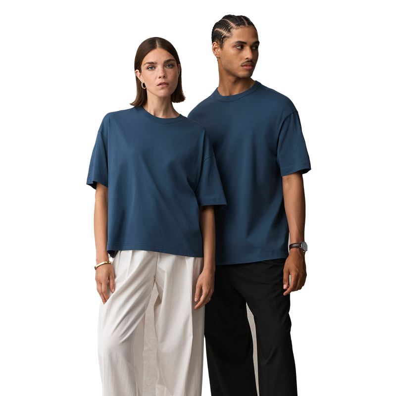 Sols BOXY WOMEN women's casual T-shirt in black with a relaxed fit, displayed on a plain background.