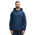 Blue dusk Gildan HAMMER Premium hoodie sweatshirt with front pocket and drawstring hood, soft and comfortable for casual wear.