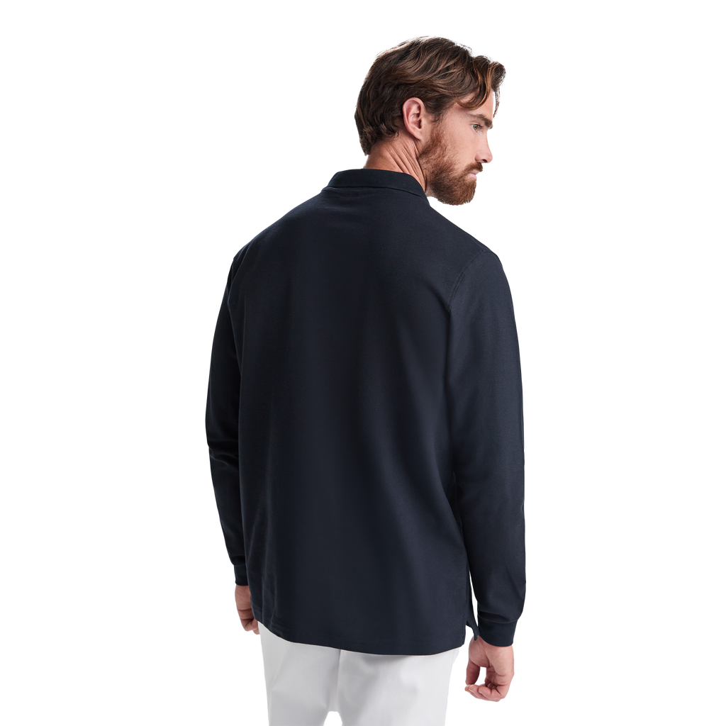 Klasisks kokvilnas garu roku pique polo ROVER L/S - Kombis