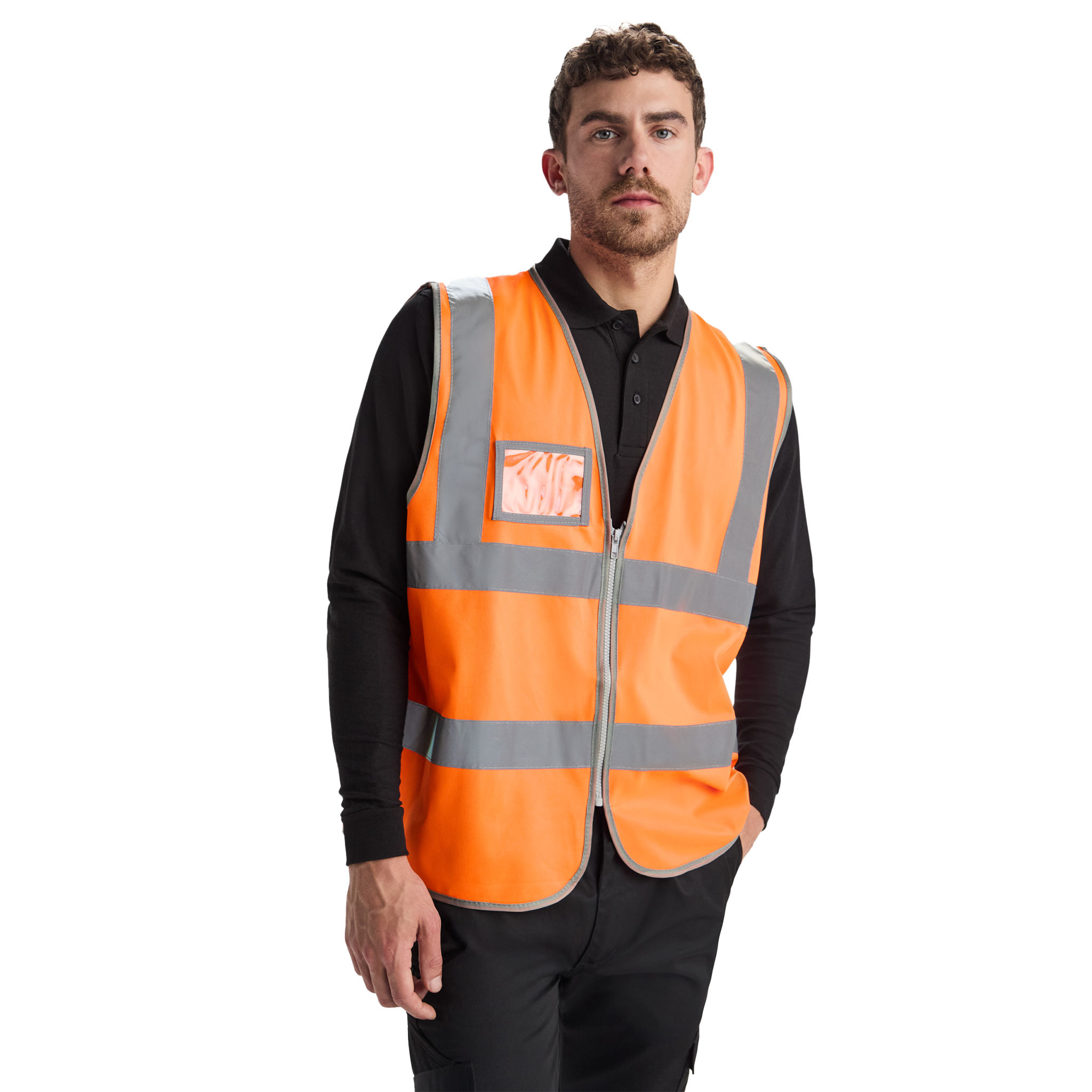 Sertificēta drošības veste ar rāvējslēdzēju POLUX - Kombis
