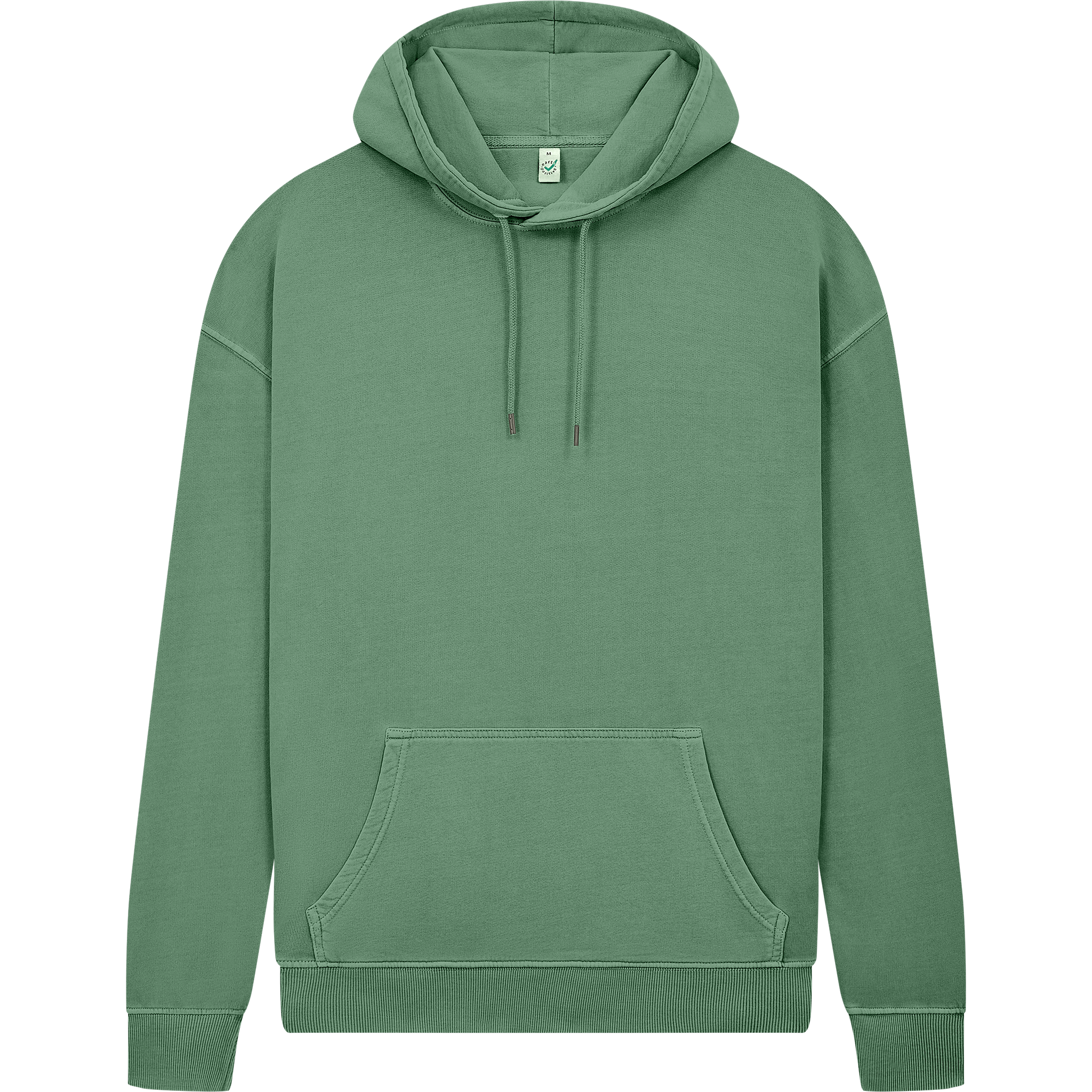 Earth Positive® EP301 pullover hoodie, front view, soft eco-friendly fabric, with a cozy fit and stylish design.