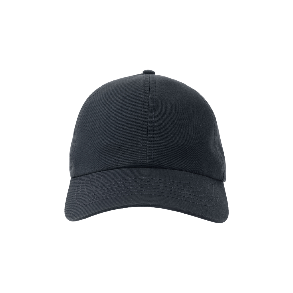 Atlantis Premium kokvilnas cepure front view, soft cotton fabric, stylish headwear for casual wear