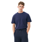 Earth Positive® Premium Jersey T-Shirt EP185, casual fit in natural cotton, shown worn by a person in a lifestyle setting.