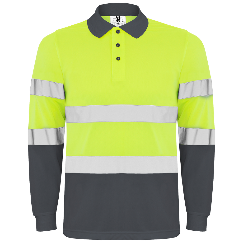 Sertificēts polo ar garām piedurknēm POLARIS L/S - Kombis